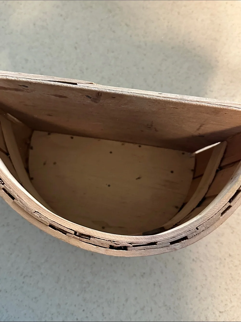 Rustic Wood Basket Set - Natural Brown Home Accents